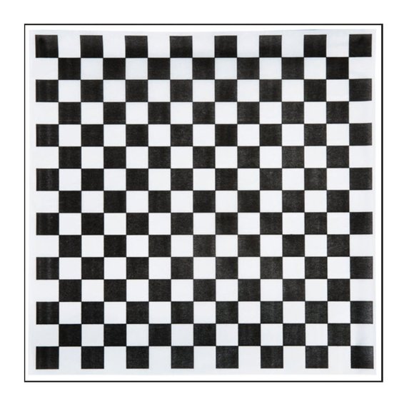 Black & white checkered deli paper wrappers - Picture 7 of 8